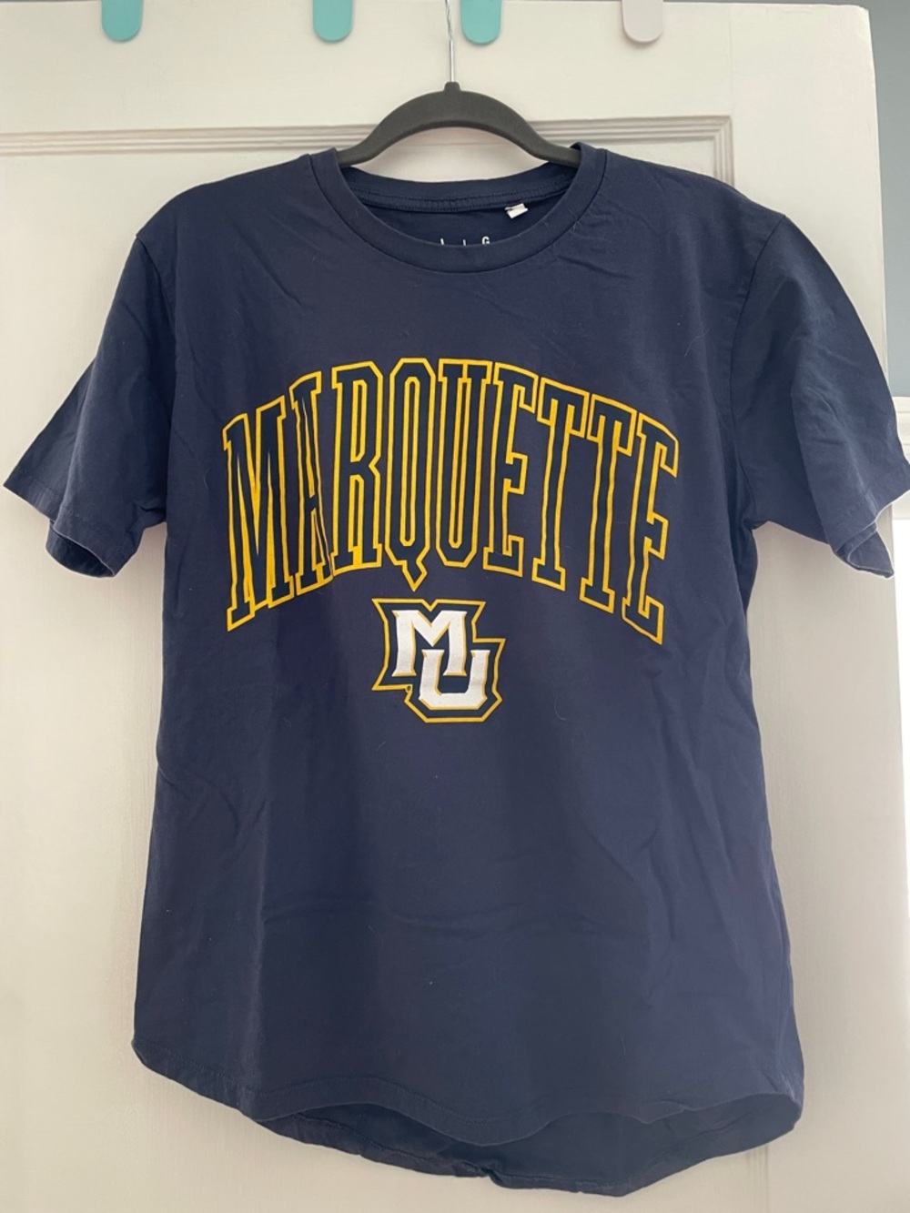 Marquette University Navy Graphic Tee